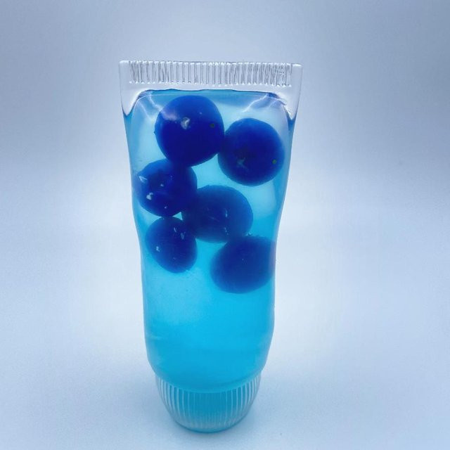 A Family Of Home Textiles Schneeflocken-Apfel Squishy, mit Perle innen, Stressball - Bild 1