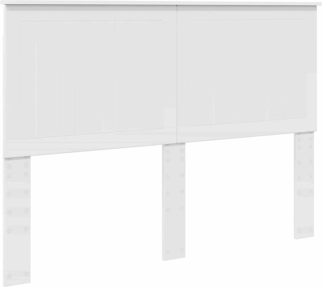vidaXL Kopfteil aus Holzwerkstoff in Weiß, Breite: 140 cm - Bild 1