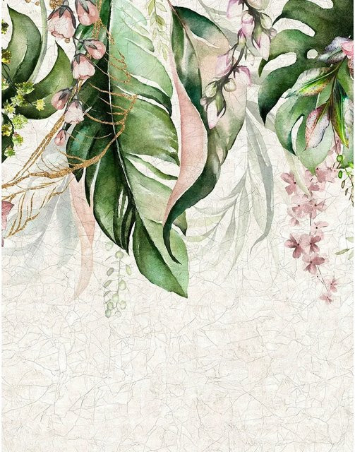 Marburg Fototapete Smart Art Gallery 5 Floral Modern Grau Vlies - Bild 1