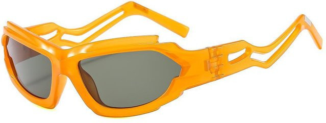 Dote Sonnenbrille Cat-Eye, Kunststoff, orange, Damen - Bild 1