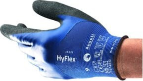Ansell HyFlex 11-925 Nitril-Handschuh in Blau, Größe 7 - Bild 1