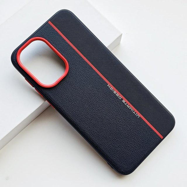 OnePlus Ace 6, Ace 6T und 15R Schutzhülle aus glattem PU-Leder in Mode-Spleiß-Optik, Ultradünn, Farben: Schwarz, Weiß, Grau - Bild 1