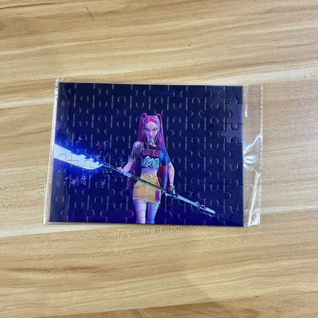 Yiran toy 1 KPop Devil Hunter Rumi Mila Zoe Puzzle, ab 6 Jahren, Blau - Bild 1