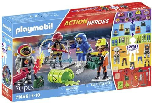 Playmobil ACT!ON HEROES Feuerwehr 71468, bunt/mehrfarbig - Bild 1