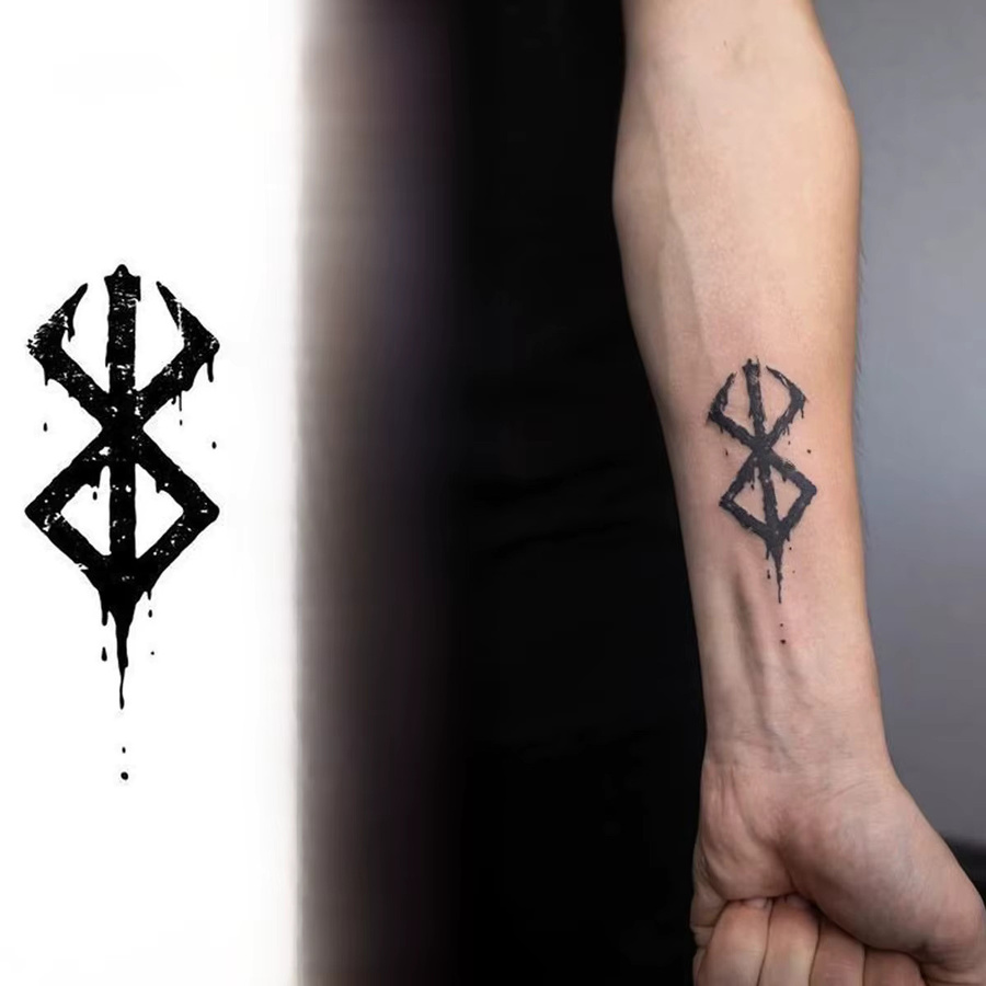 Boldink Shadow Sigil Temporäres Tattoo, wasserfest, semi-permanent - Bild 5