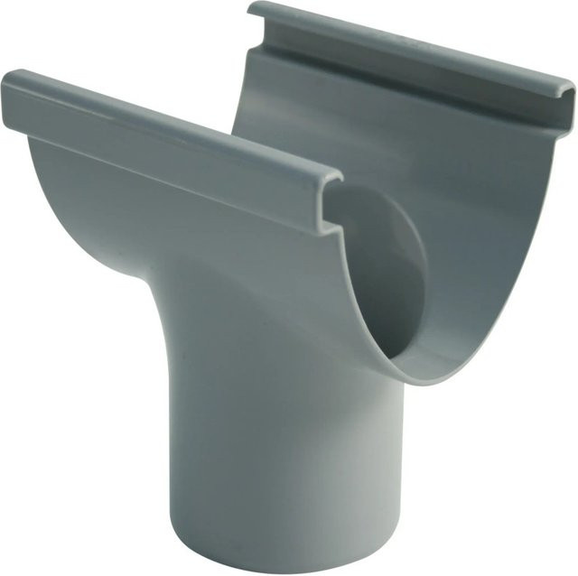 Marley Duplex Dachrinnen-Stutzen RG 80 DN 53 in Grau - Bild 1