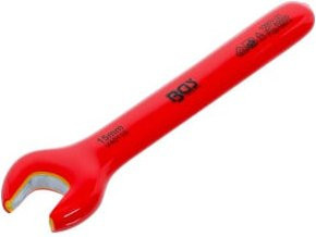 BGS VDE Einmaulschlüssel aus Chrom-Vanadium in Rot, SW 15 mm - Bild 1