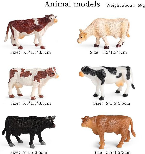 Oenux Nutztiere Stierkampf Cowboy Simulation, Actionfiguren, ab 3 Jahre - Bild 1