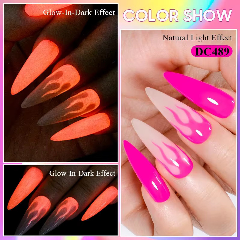MTSSII Gel-Nagellack, 6 Stück, fluoreszierend, glänzend - Bild 4