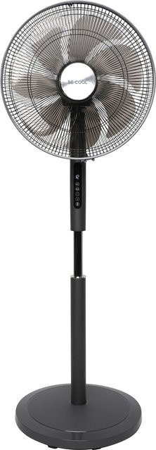 BE COOL Standventilator BC16STHPM2505 in Grau mit 7 Rotorblättern, Timer, Oszillation und Fernbedienung - Bild 1