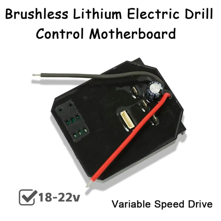 DAYFULI Controller Motherboard für bürstenlose 18V-21V Lithium Bohrmaschinen in Schwarz - Bild 2