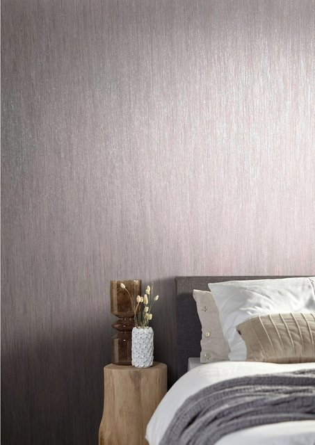 Marburg Vliestapete Natural Opulence Struktur Uni Rot-Braun FSC - Bild 1