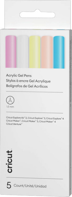 Cricut Acrylgelstifte Multicolour 5er-Pack mit 1,0 mm Strichstärke für Explore und Maker - Bild 1
