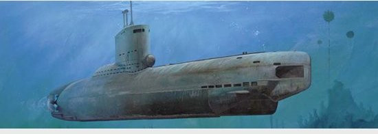 Trumpeter German Type XXIII U-Boat, Modell, 1:144, Grau - Bild 1