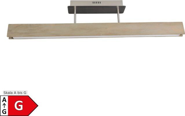 Näve LED Deckenleuchte STRAIGHT modern in Holz und Metall - Bild 1