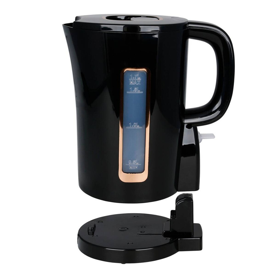 Emerio Wasserkocher WK-125130 in Schwarz und Gold mit 1,7 l Fassungsvermögen - Bild 3