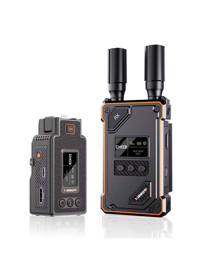 VRRIIS WL087Pro II Drahtloser HDMI-Extender Video-Sender in Schwarz für DJI Pocket 3, DJI Action 5, DJI Action 6 und Insta360 Ace - Bild 7