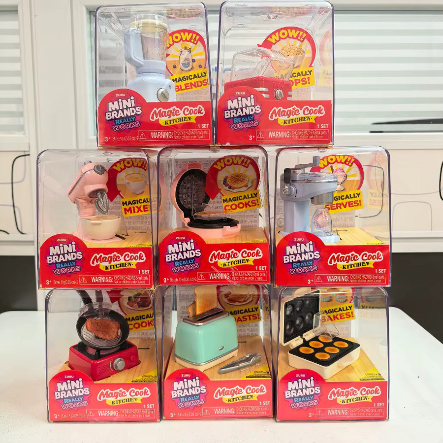 ZURUMini Küchen-Toaster-Simulationsspielzeug, 1-8 Stück Set, ab 3 Jahren - Bild 2