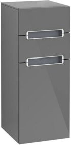 Villeroy & Boch Subway 2.0 Seitenschrank für das Badezimmer, Grau glänzend, B/T/H: 35,6 x 37,0 x 85,7 cm - Bild 1