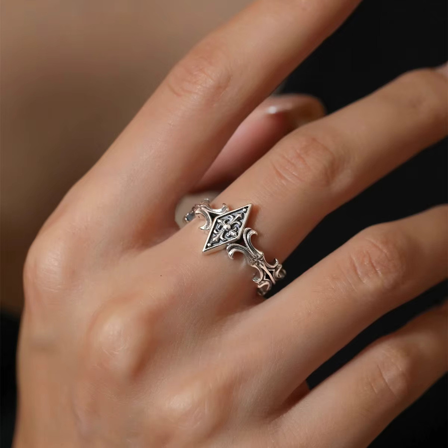 LENNIK Ring, Messing, versilbert, Unisex - Bild 2