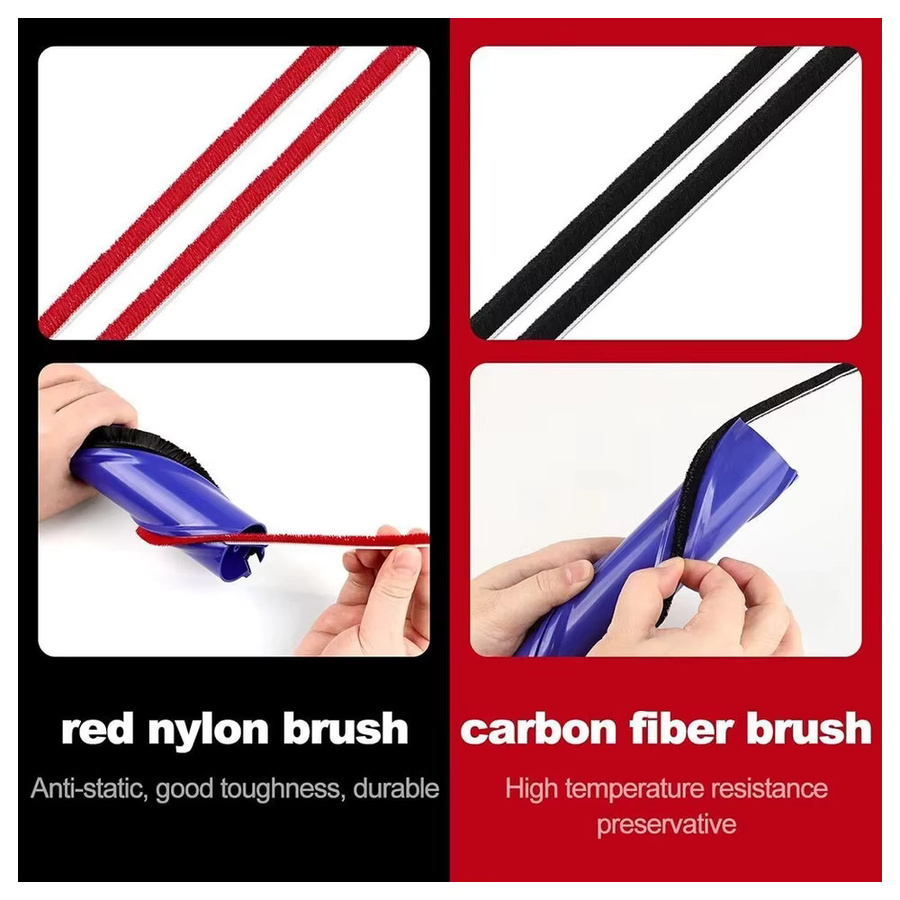5 Stück V6 V7 Rollbürstenstreifen Soft Plush Strips für Dyson Staubsauger - Bild 3