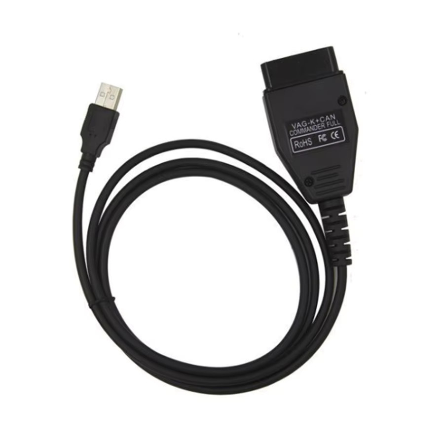 VAG K+CAN Commander 1.4 K-Line Diagnosegerät mit grüner Leiterplatte für Audi, VW, Skoda und Seat, PIC18F25K80 und FTDI-Chip - Bild 2