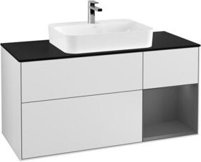 V&B Waschtischunterschrank Finion in Weiß lackiert, Breite: 120 cm, Tiefe: 50,1 cm, Höhe: 50,1 cm - Bild 1