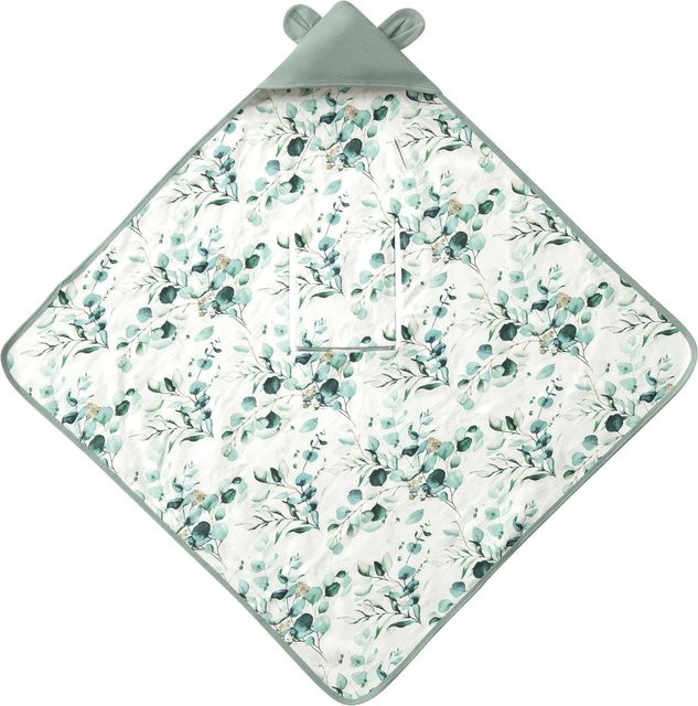 Hauck Einschlagdecke Snuggle N Dream Kuscheldecke aus Baumwolle in Grün - Bild 1