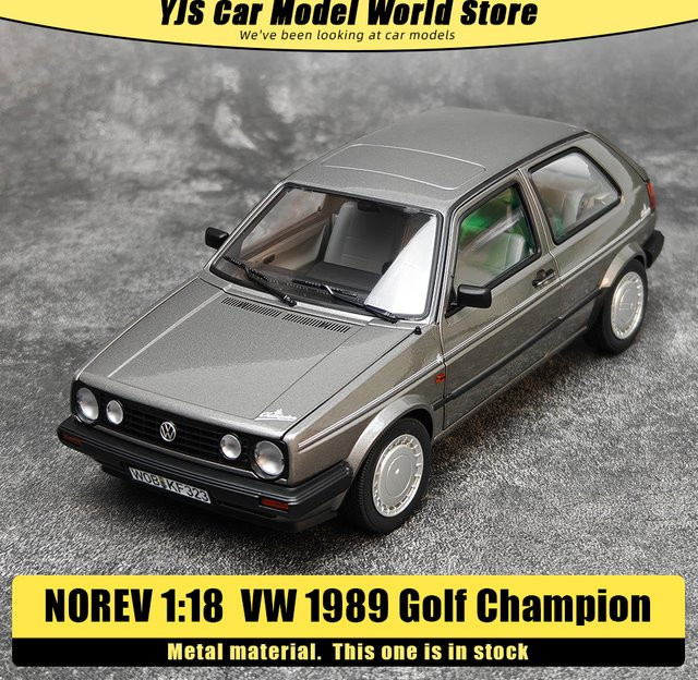 NOREV VW 1989 Golf Champion, Druckgussmodell, 1:18, Metall, Grau - Bild 1