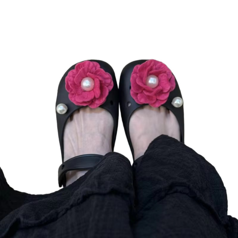 Mesuca Schuhcharms, Rosa Blumen-Perlen, Damen - Bild 5