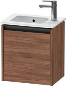 Duravit Waschtischunterschrank Ketho.2 mit 1 Tür in Nussbaum Natur, B/T/H: 41 x 29,2 x 44 cm