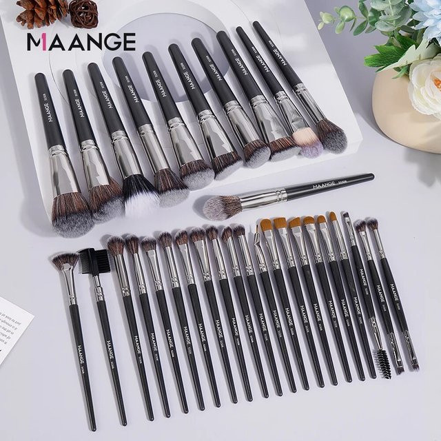 MAANGE Make-up-Pinsel-Set, 32-teilig, synthetisch - Bild 1