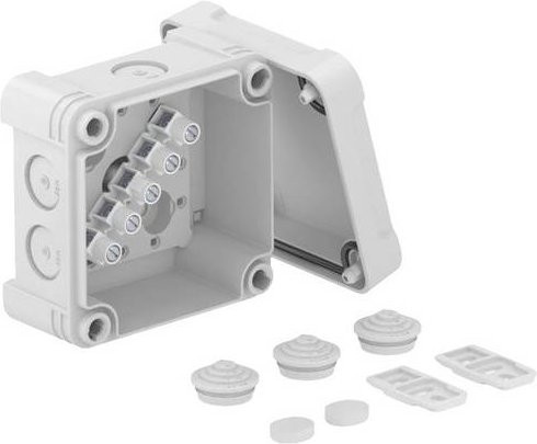 OBO Bettermann Abzweigdose Weiß B: 9,5 cm, T: 9,5 cm - Bild 1