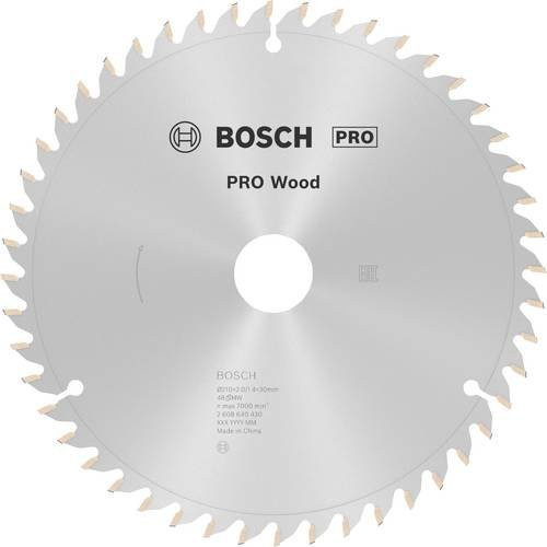 Bosch Optiline Wood Hartmetall Kreissägeblatt für Kapp- und Gehrungssägen, Farbe: Silber, Durchmesser: 210 mm, Bohrung: 30 mm, Breite: 2 mm, 48 Zähne - Bild 2