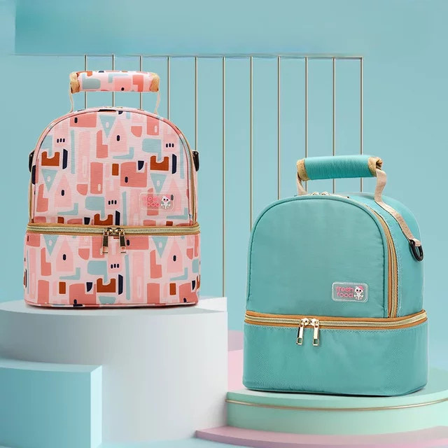 Thermopack Milchpack Aufbewahrungsrucksack Bento Bag zur Aufbewahrung von Muttermilch und Milchflaschen in Multicolour - Bild 1