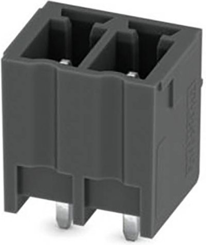 Phoenix Contact 1825665 Leiterplatten-Grundleiste in Schwarz und Grau, 200 Stück - Bild 1
