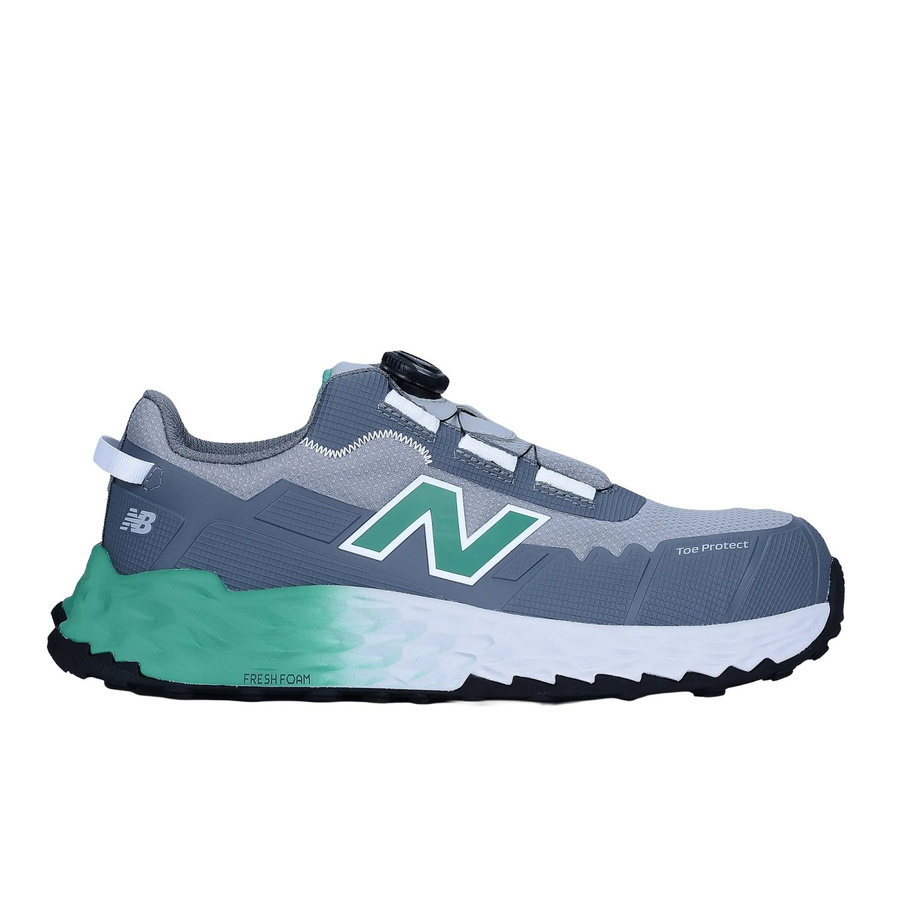 New Balance Sicherheitsschuhe Cremorne BOA S3 Alloy in Grün und Grau, Größe 45,5 - Bild 2