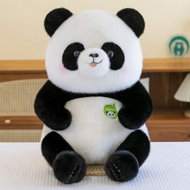 Mengmeng Panda Plüschtier, Schlafkissen, 38cm - Bild 1