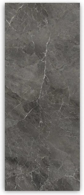 Walllux Duschrückwand in Marmor-Optik Dunkelgrau aus Alu-Verbund, B/H: 100 x 255 cm, Stärke: 3 mm - Bild 1