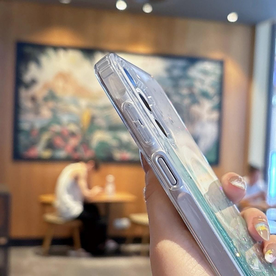 Luxus Glitzer Verlauf Pailletten Handyhülle mit MagSafe für Samsung Galaxy S25 S24 S23 S22 Ultra FE A56 A36 A26 A16 A06 A15 A05 in Blau, Grün, Pink, Gelb oder Lila - Bild 2