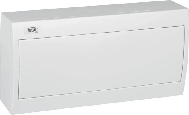 Kanlux Verteilerkasten Aufputz KDB-S18P aus ABS Kunststoff, Weiß, 18 Module, B/T/H: 33,0 x 20,4 x 18,0 cm - Bild 1