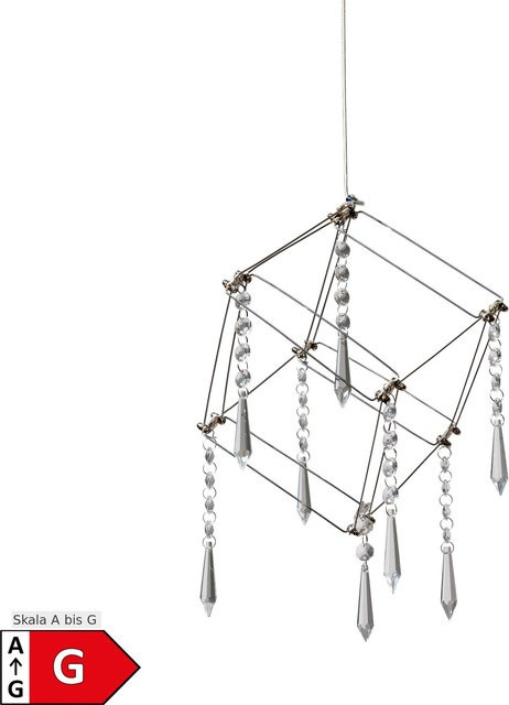 Näve LED Pendelleuchte Araneus in Chrom mit Würfelform, B/T/H: 15 x 15 x 15 cm - Bild 1