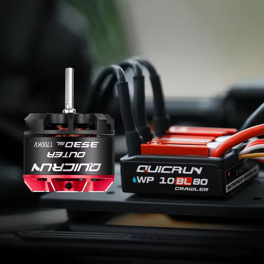 Hobbywing Quicrun WP 10BL80 ESC & Bürstenloser Motor, RC Autoteile - Bild 3