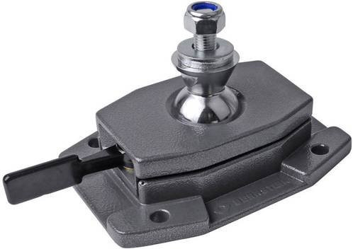 Bernstein Tools for Electronics 9-262 SW Schraubstockfuß aus Aluminium in Grau - Bild 1