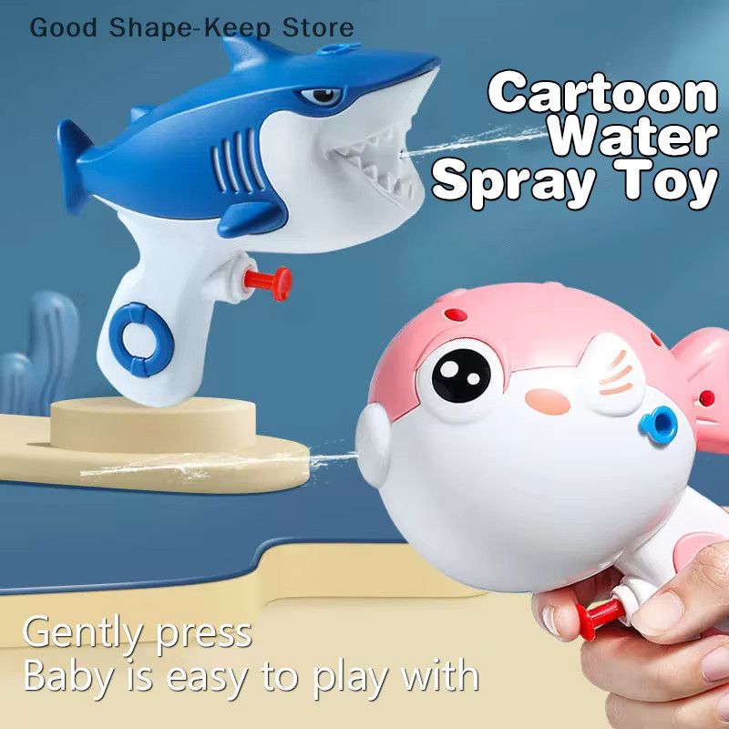JETTING Strandspielzeug Cartoons mit Wasserspray-Hai, Krokodil und Kugelfisch für Pool und Wassersport - Bild 3