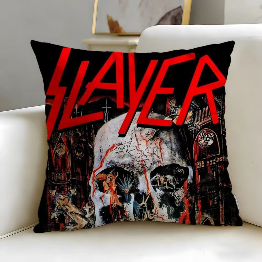 Kissenbezug Slayer in Black2, weich und pflegeleicht für Couch, Bett oder Büro - Bild 3