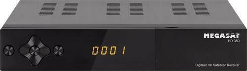 Megasat HD 350 V3 DVB-S2 Full HD Satelliten-Receiver in Schwarz mit USB-A und HDMI - Bild 1
