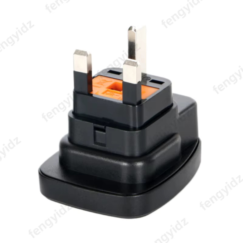 Fengyidz Universal Reiseadapter Konverter für Südafrika, Italien, Schweiz, UK, US, AU und EU mit Schuko Stecker in Schwarz - Bild 2