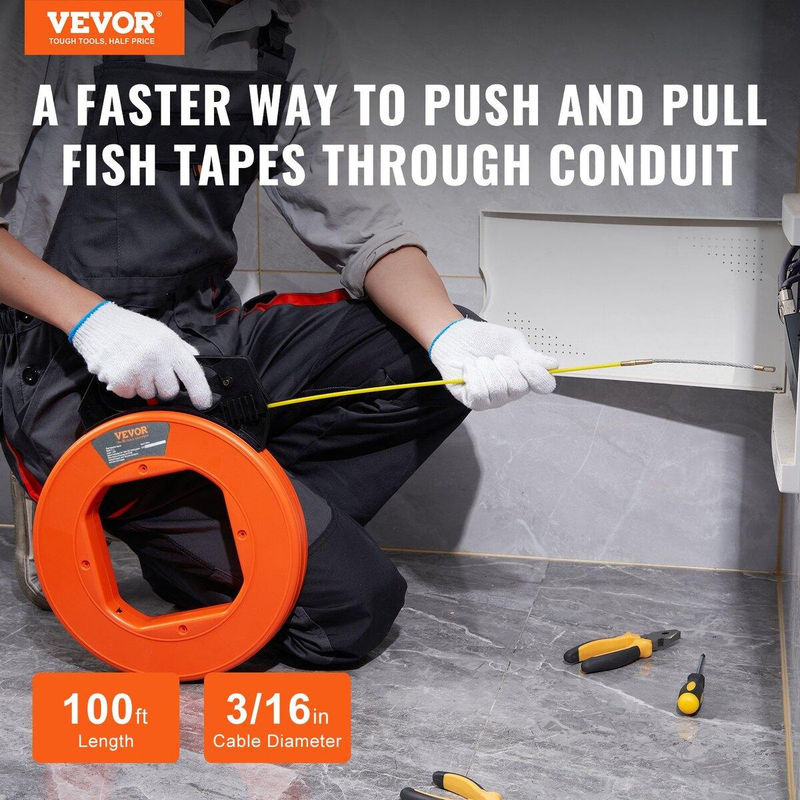 Buying Solutions MB Einziehspirale aus Glasfaser in Orange, 30,5 m Länge, 4,8 mm Durchmesser - Bild 4