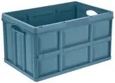 Tontarelli Klappbox Ursus in Blau, 46 l, stapelbar und faltbar - Bild 1